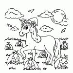 unicornio para colorir