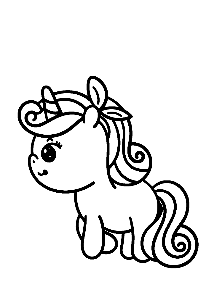 unicornio para colorir