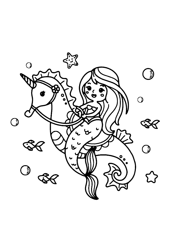 unicornio para colorir