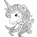 unicornio para colorir