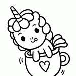 unicornio para colorir