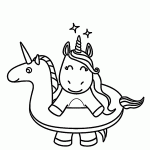 unicornio para colorir