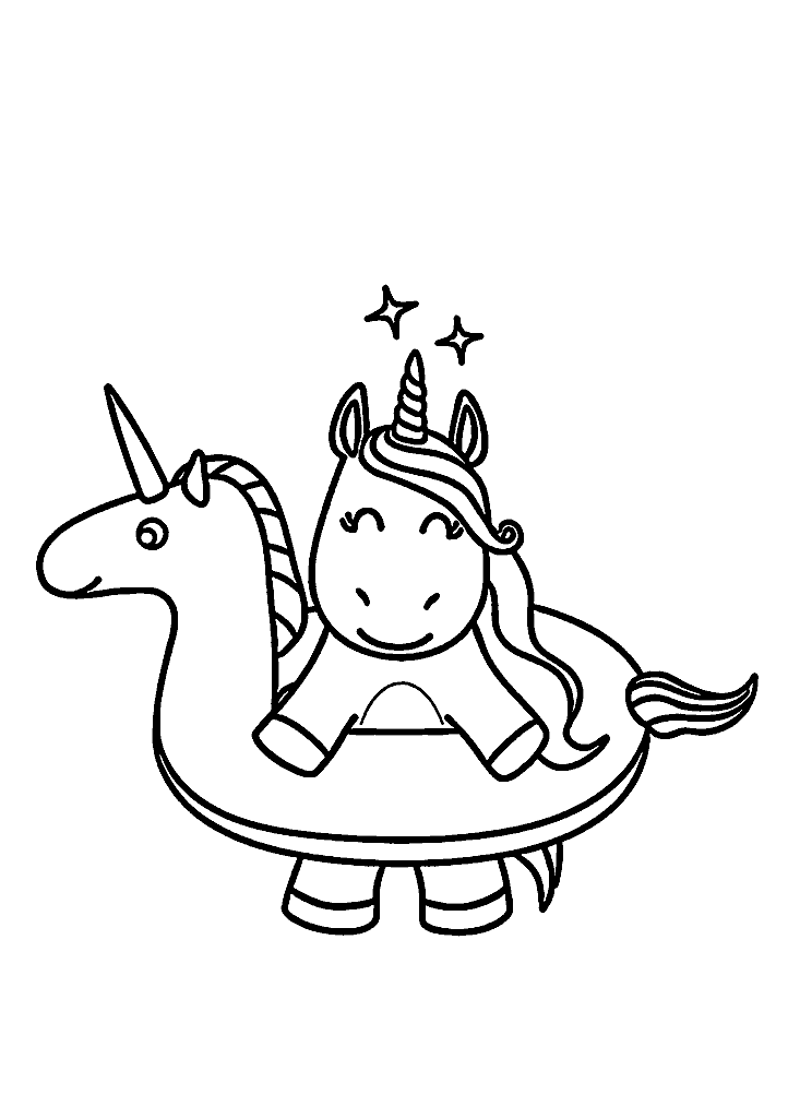unicornio para colorir