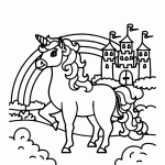 unicornio para colorir