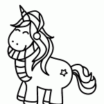 unicornio para colorir