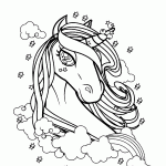 unicornio para colorir