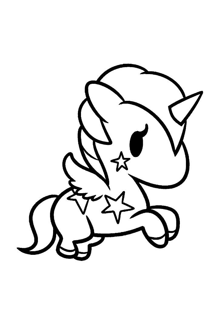 unicornio para colorir