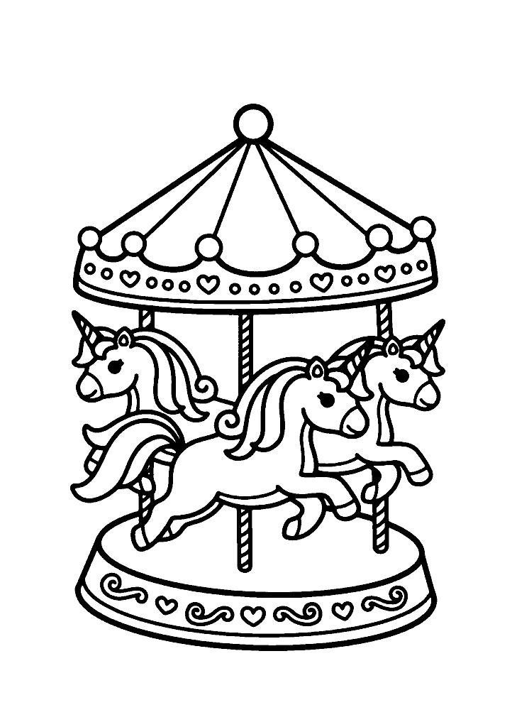unicornio para colorir