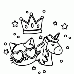 unicornio para colorir