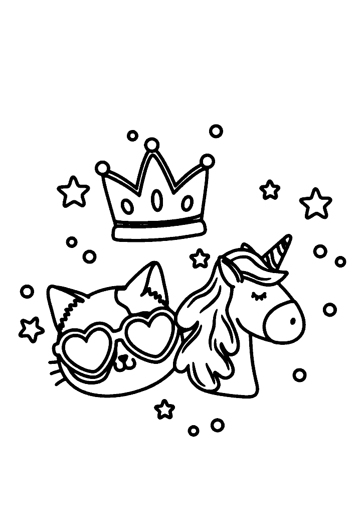 unicornio para colorir