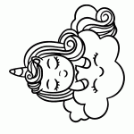 unicornio para colorir