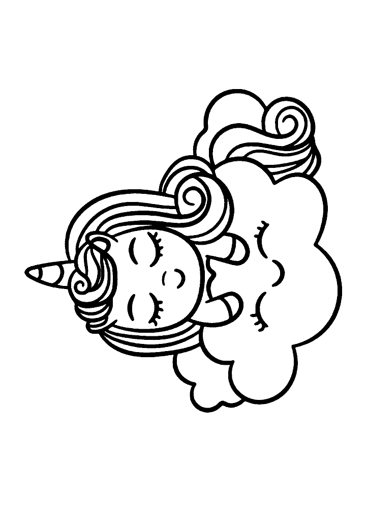unicornio para colorir