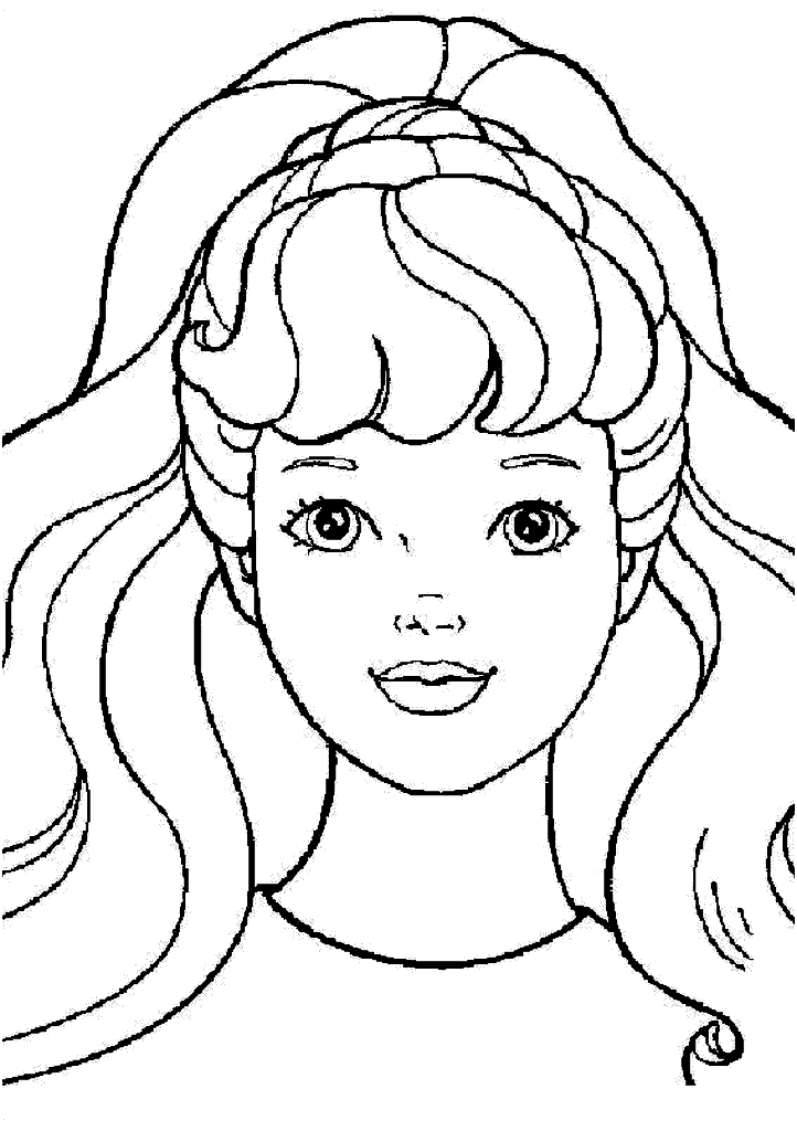 barbie para colorir