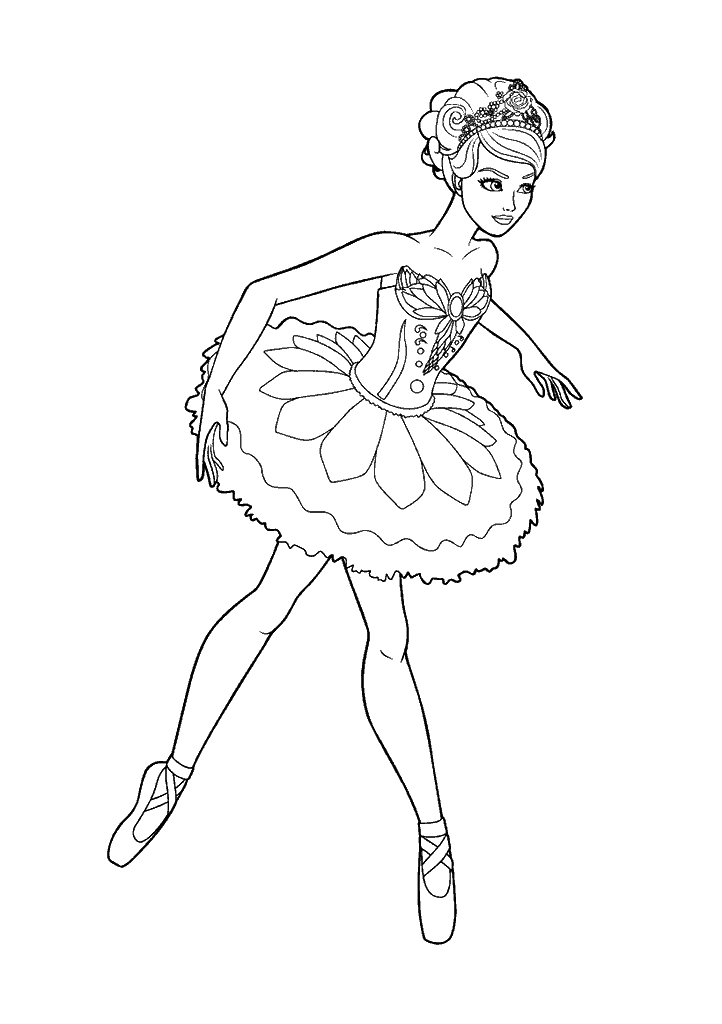 barbie para colorir