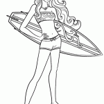 barbie para colorir