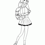 barbie para colorir