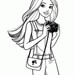 barbie para colorir