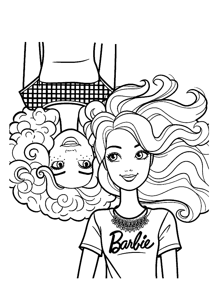 barbie para colorir