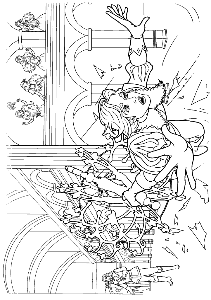 barbie para colorir