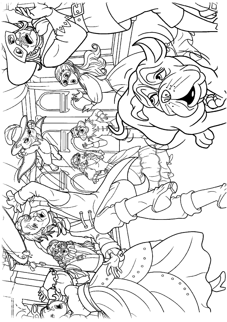 barbie para colorir