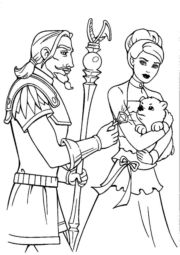 barbie para colorir
