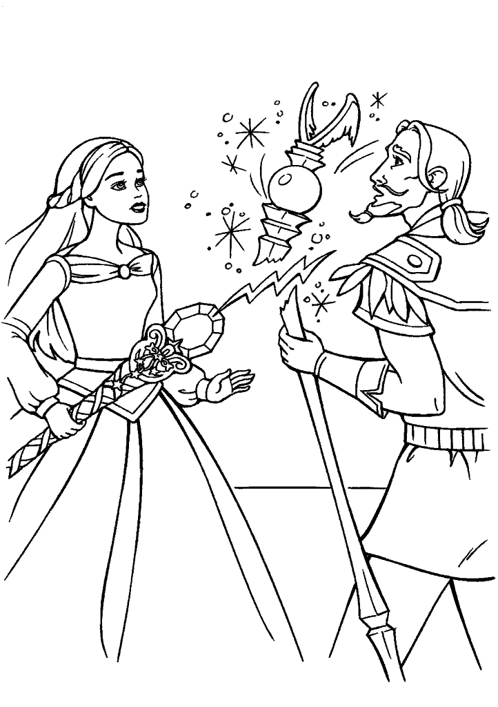 barbie para colorir