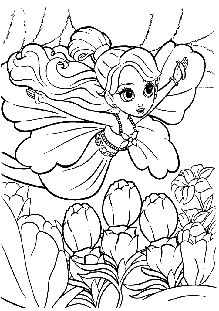 barbie para colorir