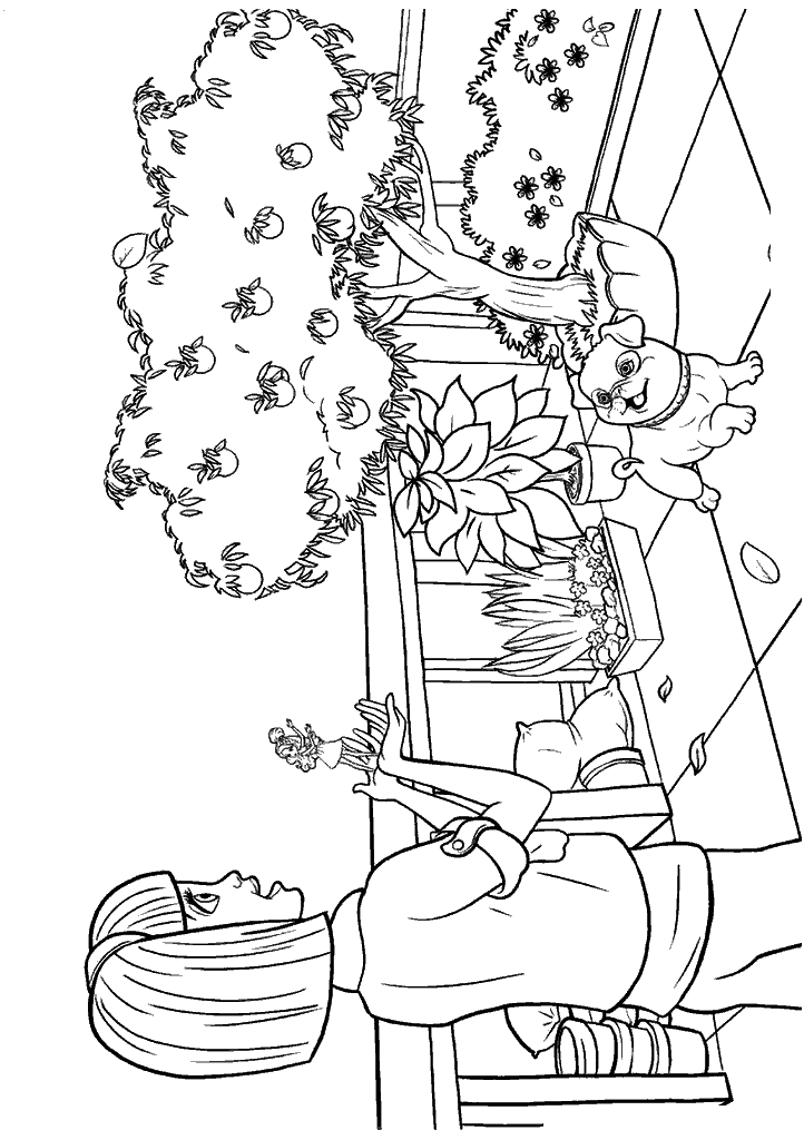 barbie para colorir