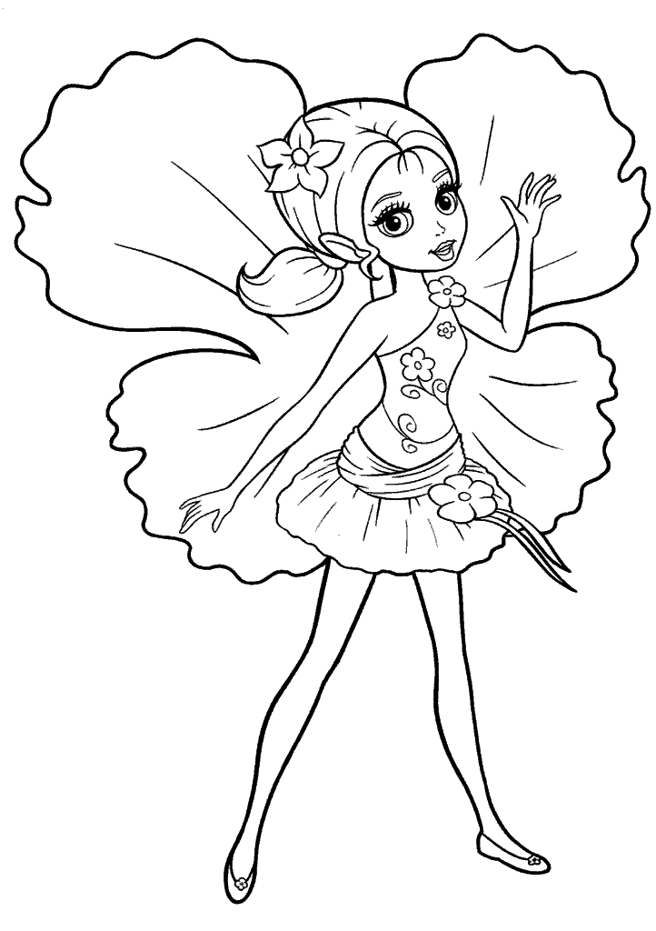 barbie para colorir