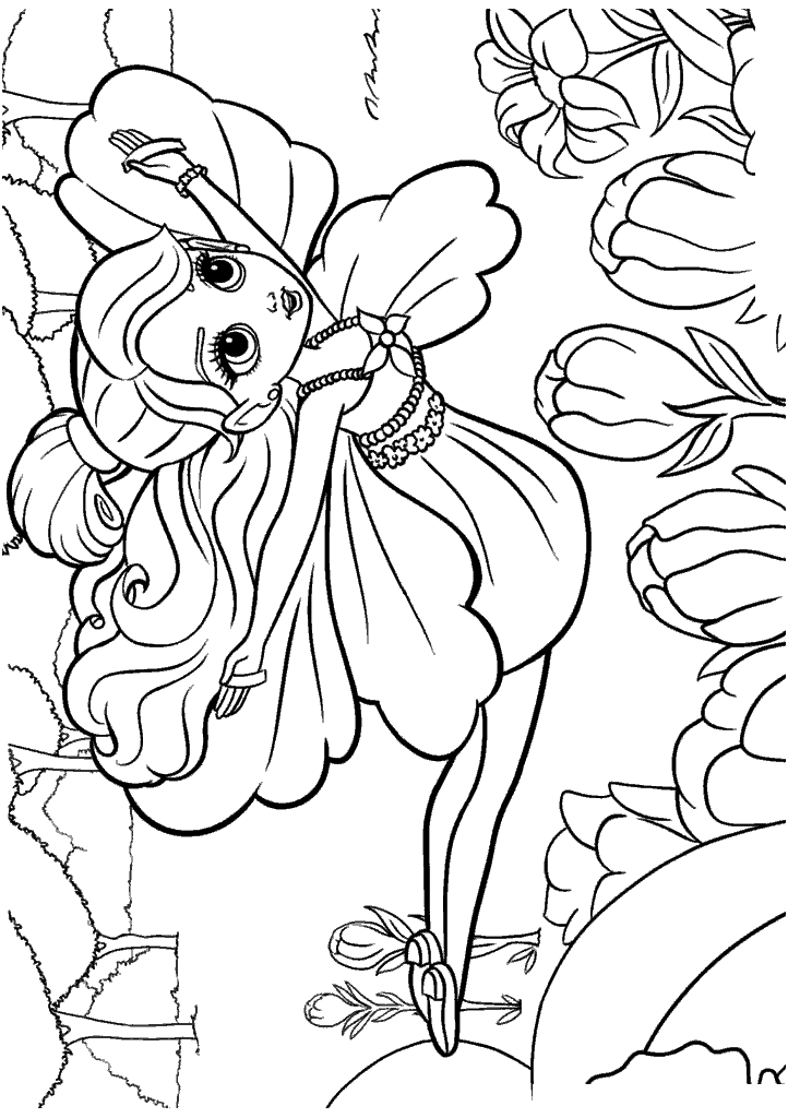barbie para colorir
