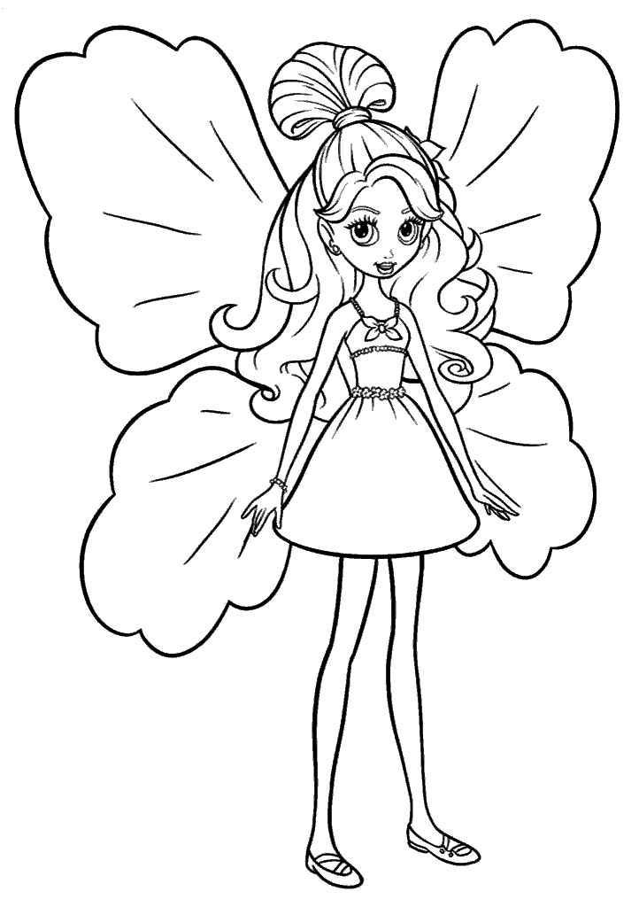 barbie para colorir