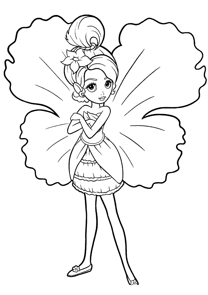 barbie para colorir