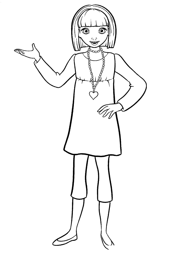 barbie para colorir