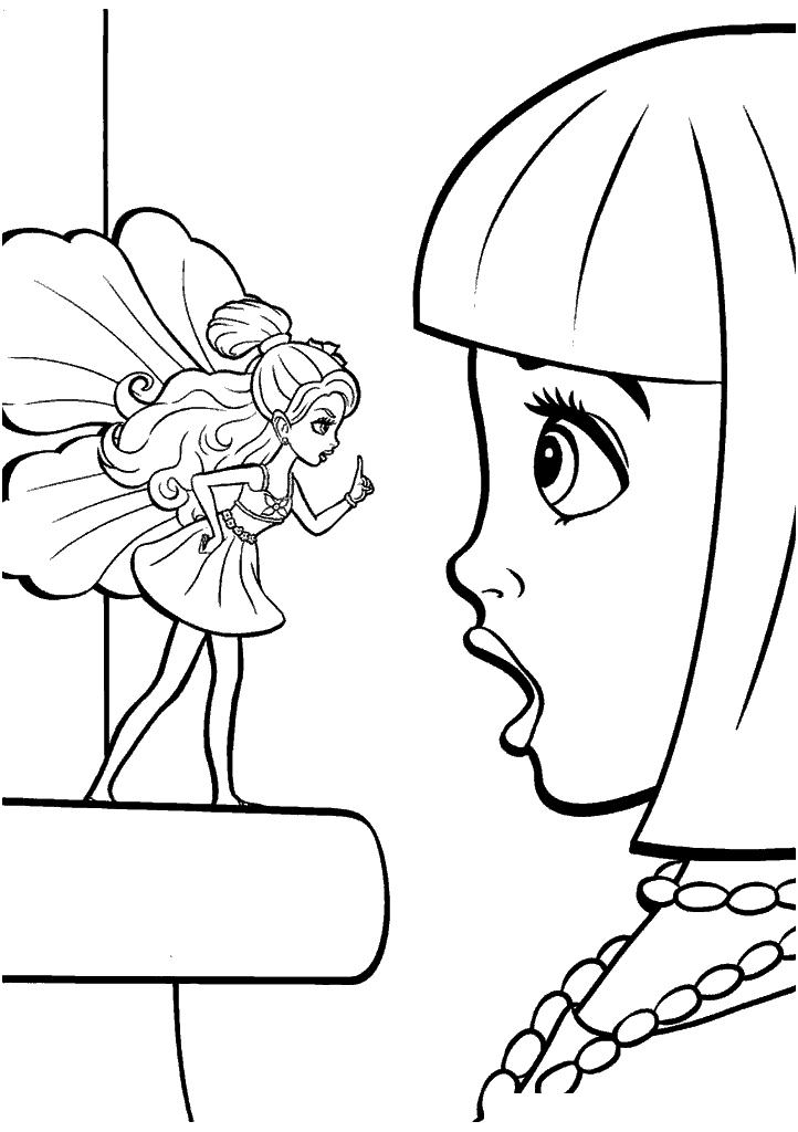 barbie para colorir