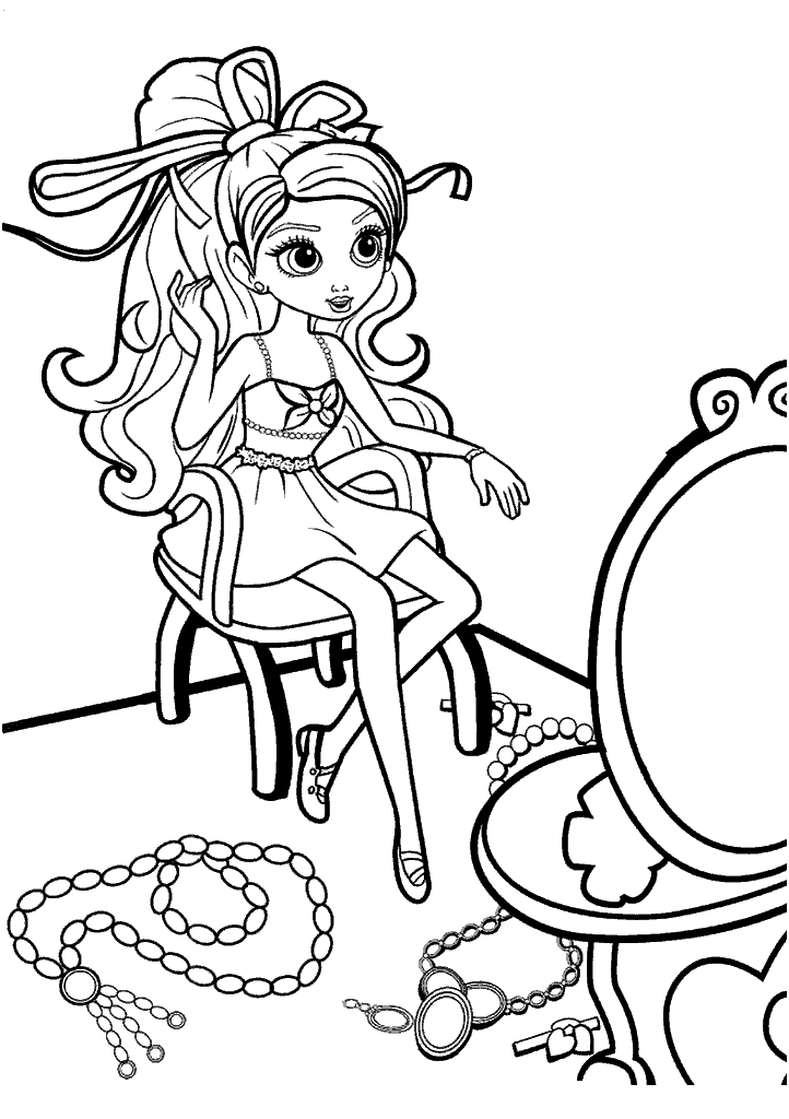 barbie para colorir