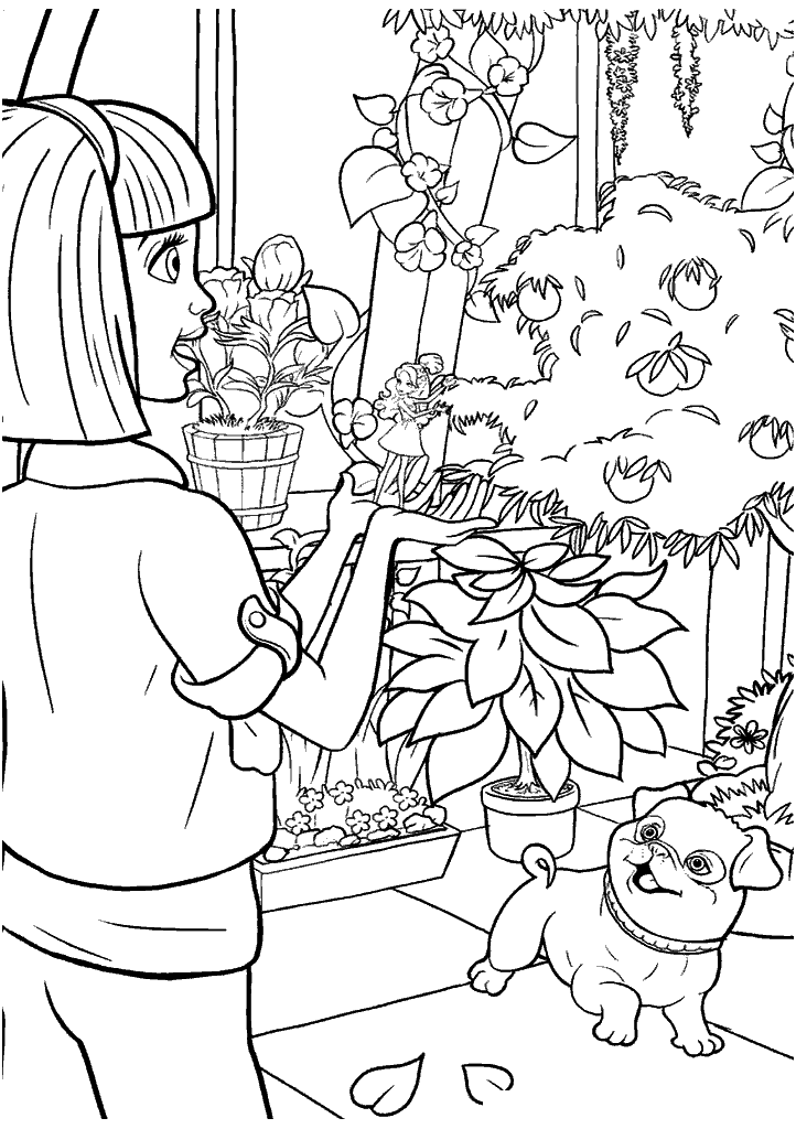 barbie para colorir
