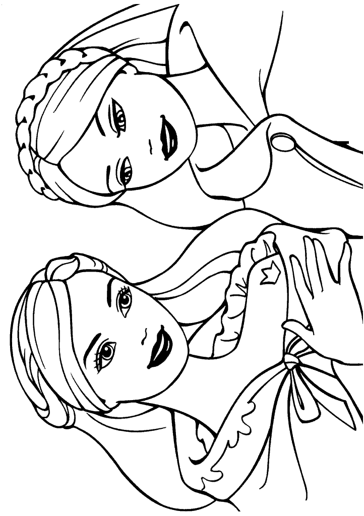 barbie para colorir