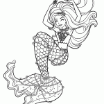 barbie para colorir