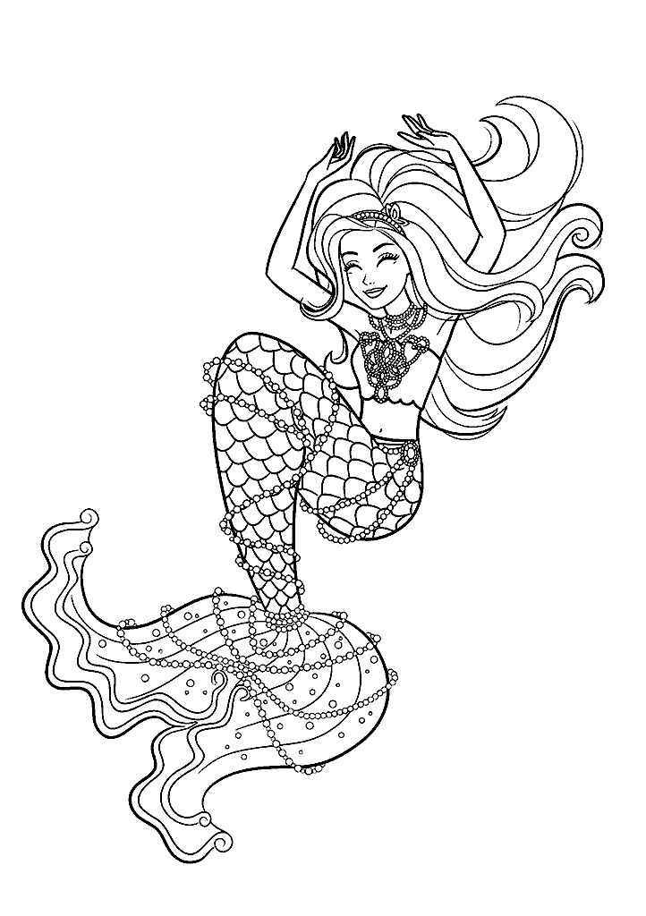 barbie para colorir