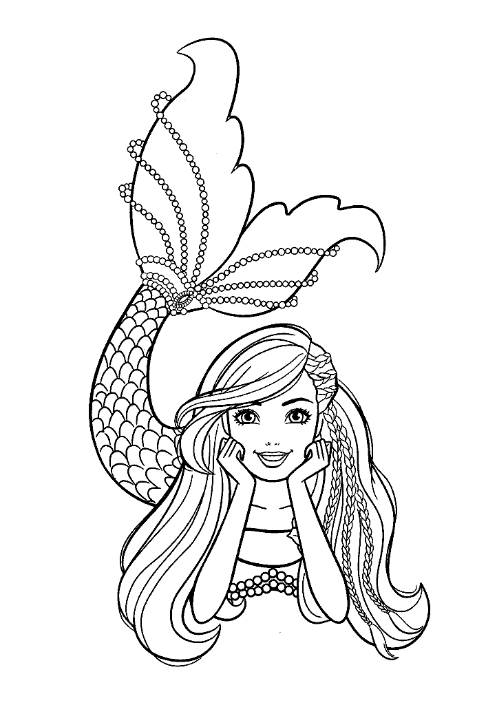 barbie para colorir