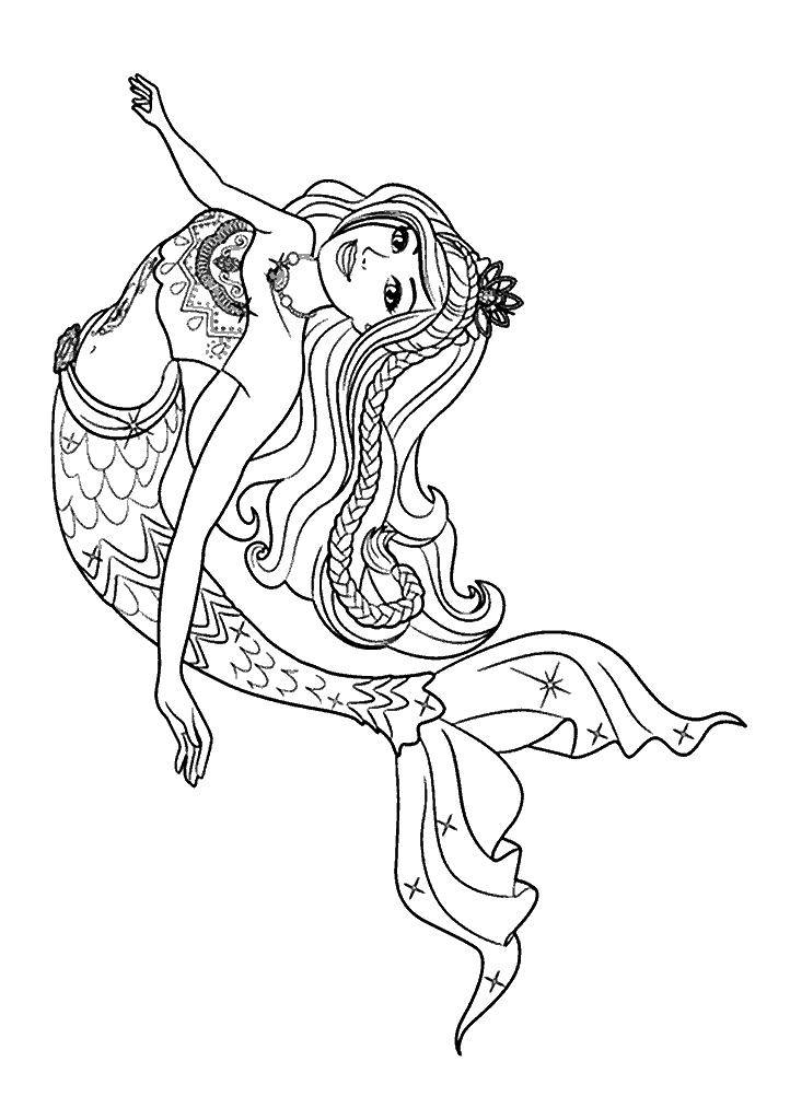 barbie para colorir