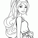 barbie para colorir