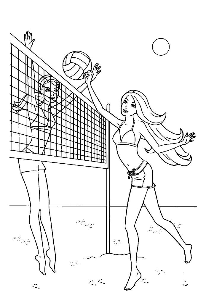 barbie para colorir
