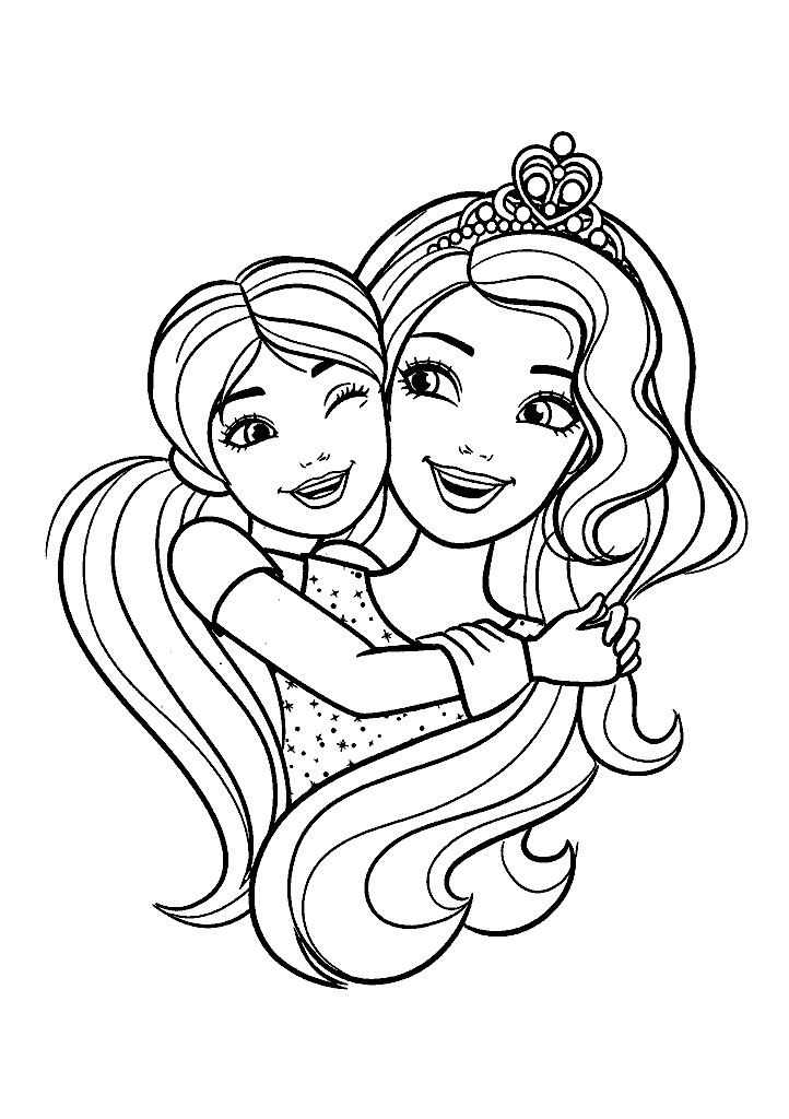 barbie para colorir