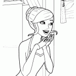 barbie para colorir