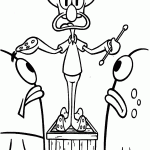 bob esponja para colorir