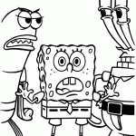 bob esponja para colorir