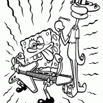 bob esponja para colorir
