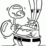 bob esponja para colorir