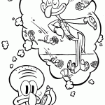 bob esponja para colorir